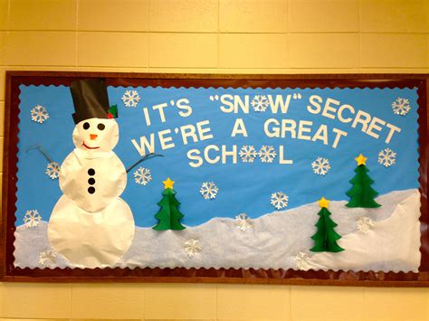 Winter Bulletin Board Ideas For Work