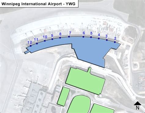 Winnipeg YWG Airport Terminal Map