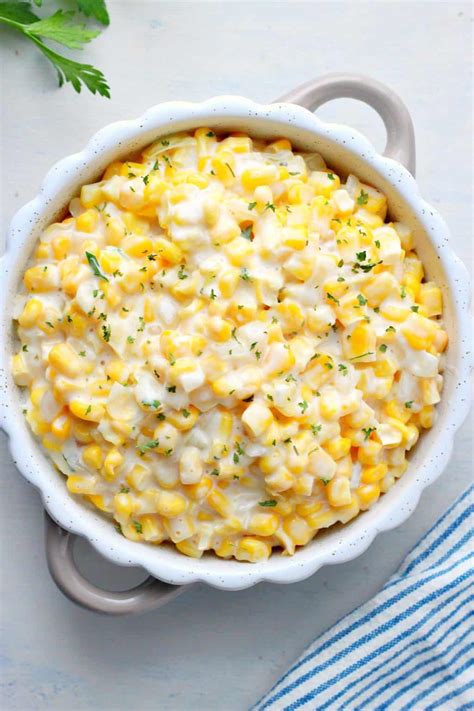 Creamed Corn Recipe - Crunchy Creamy Sweet