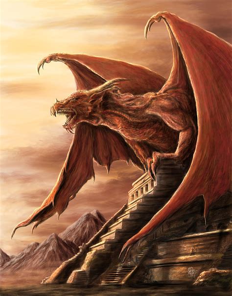 Armageddon Dragon Digital Art by Rob Carlos