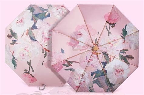 Double Layer Printing Folding Umbrella UV Protection - China Sun ...