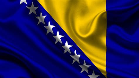 Bosnian Flag Wallpaper