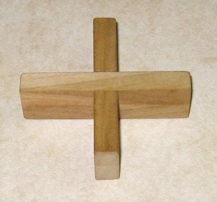 WOODEN CROSS PUZZLE by RLWoodcrafts on Etsy