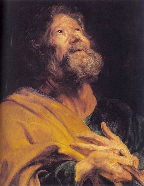 The Penitent Apostle Peter, 1617 - 1618 - Anthony van Dyck - WikiArt.org