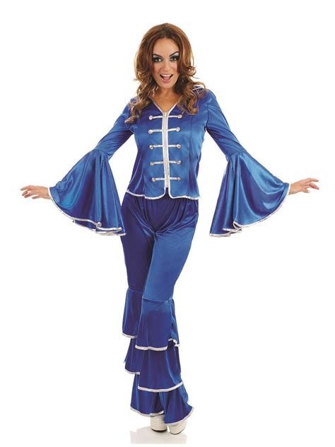 70's Blue Abba Dancing Queen Costume (4197) | Dancing queen costume ...