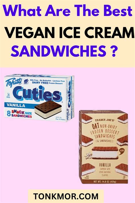 some ice cream sandwiches are in front of a pink background with the ...