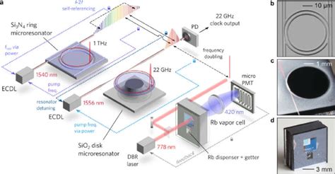 Schematic of photonic optical atomic clock. | Download Scientific Diagram