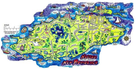 Nassau New Providence Island Map - Nassau New Providence Island Bahamas