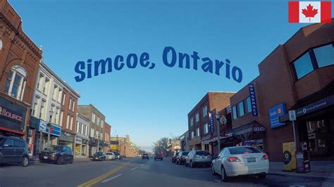 Driving through Simcoe, Ontario - YouTube