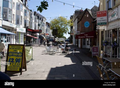 worthing seaside town centre high street sussex england uk gb Stock ...