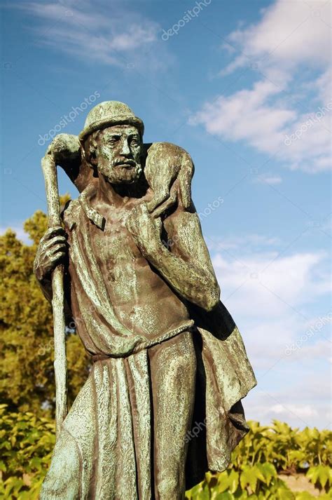 Good shepherd statue — Stock Photo © abxyz #16181715