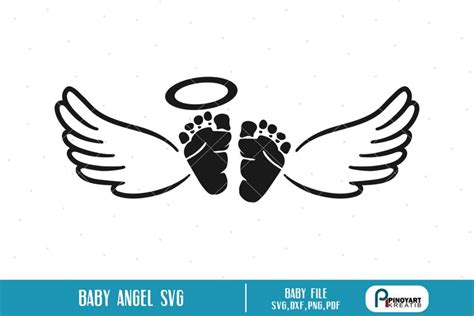 Baby Angel Svg