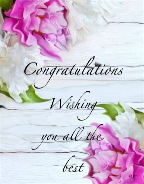 Congratulations Wishing you all the best | Congrats wishes ...