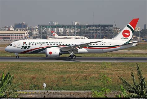 S2-AJU Biman Bangladesh Airlines Boeing 787-8 Dreamliner Photo by ...