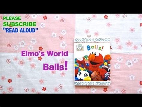 [Read aloud] Elmo's World - Balls! w/ music, Read along flap picture ...