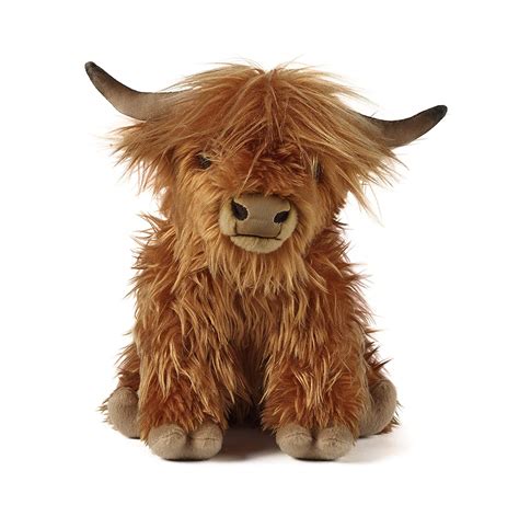 Living Nature Highland Cow Soft Toy With Sound – TopToy