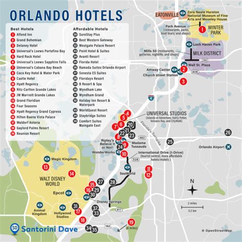 ORLANDO HOTEL MAP - Best Areas, Neighborhoods, & Places to Stay