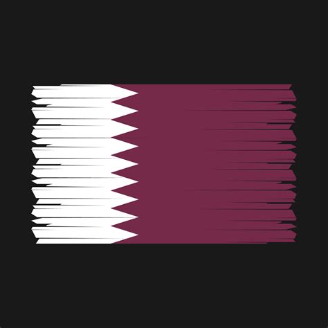 Qatar Flag Vector 21683976 Vector Art at Vecteezy