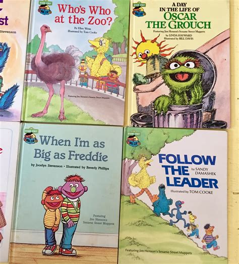 Vintage 1980s Sesame Street Book Collection, Set of 10, 1980s Sesame ...