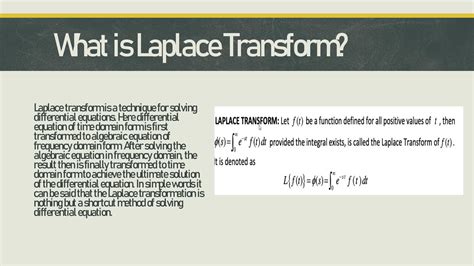 SOLUTION: Applications of laplace transform - Studypool