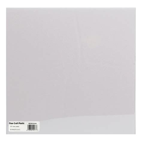 Grafix Craft Plastic Sheets 12X12 25/Pkg - Clear .007 - 6354359 | HSN