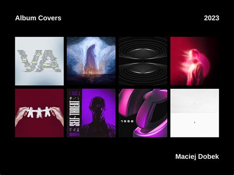 Album covers - 2023 by Maciej Dobek on Dribbble