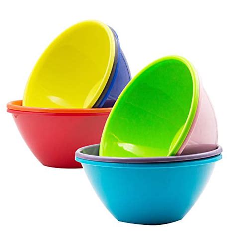 Youngever 32 Ounce Plastic Bowls, Large Cereal Bowls, Large Soup Bowls ...