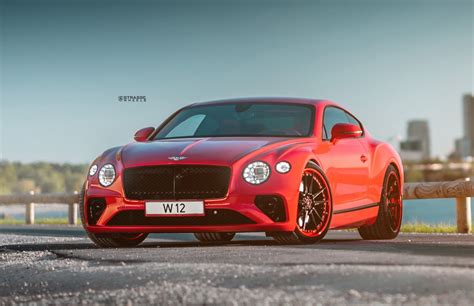 How Much Red Is Too Much? Meet Strasse’s Custom Bentley Continental GT ...