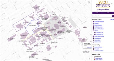 West Chester Campus Map - Florida State Fairgrounds Map