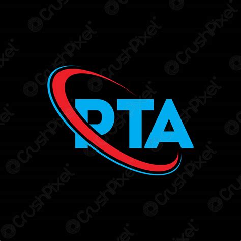 PTA logo. PTA letter. PTA letter logo design. Initials PTA - stock ...