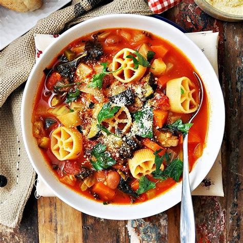 Summer Minestrone With Wagon Wheel Pasta via @feedfeed on https ...