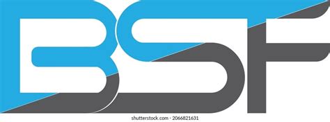 Bsf Vector Logo Design Template Stock Vector (Royalty Free) 2066821631 ...