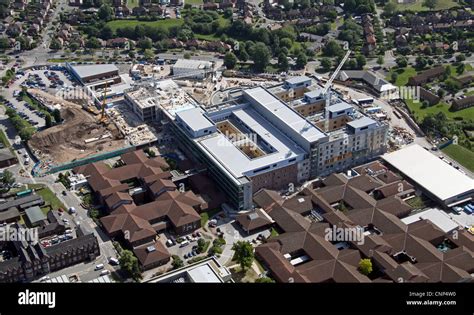 aerial view of Royal Stoke University Hospital Stock Photo - Alamy