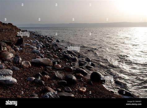 Dead Sea beach, Jordan Stock Photo - Alamy