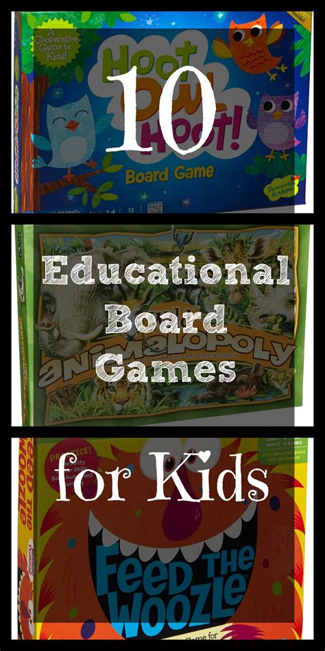 10 Educational Board Games for Kids - TGIF - This Grandma is Fun