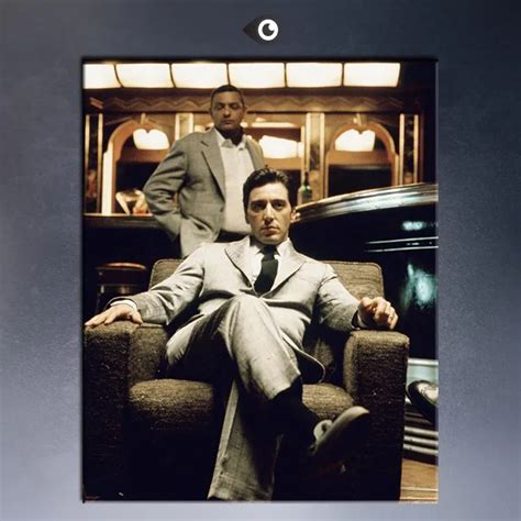 AL PACINO THE GODFATHER PART II Art Print poster on canvas for wall ...