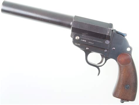 Walther Flare Gun, Military, Long Barrel. - Historic Investments