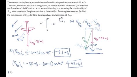 Relative Velocity: Level 2, Example 1 - YouTube