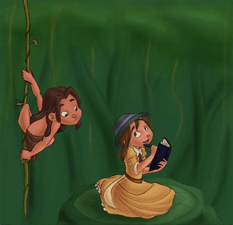 Tarzan and Jane - Walt Disney's Tarzan fan Art (34569584) - fanpop