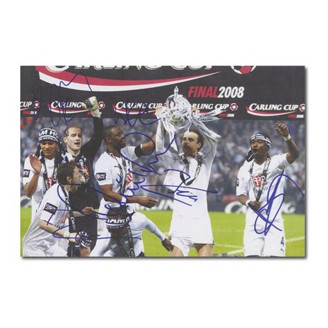 Tottenham Hotspur FC 2008 Carling Cup Final Win - Signed Photograph