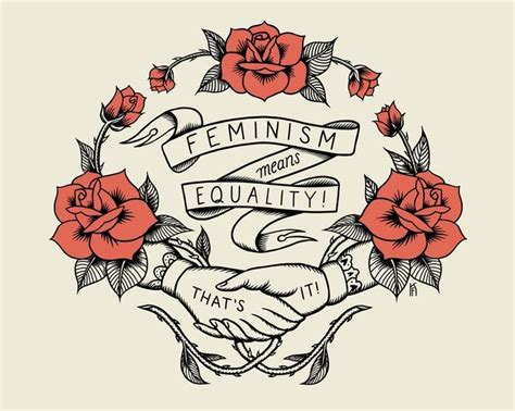 Feminism Means Equality by Kjersi Faret, an art print by Artists for ...