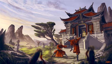 Shaolin Temple by Hydraw-Art on DeviantArt