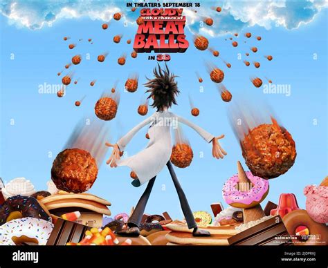 FLINT LOCKWOOD POSTER, CLOUDY WITH A CHANCE OF MEATBALLS, 2009 Stock ...