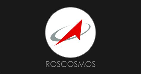 Roscosmos Logo with Text - Roscosmos Logo With Text - Kids Hoodie ...