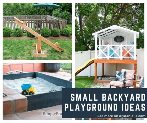 Small Backyard Playground Ideas: Create an Outdoor Playroom! - DIY ...