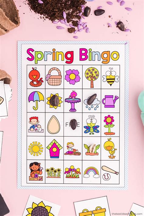 Spring Bingo (Free Printables) - The Best Ideas for Kids