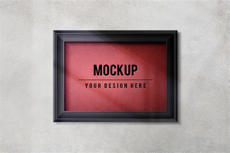 Free Wall Frame Mockup PSD | Mockuptree