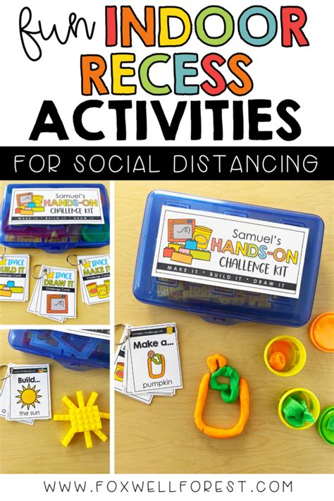 Indoor Recess Activities For Social Distancing - Foxwell Forest