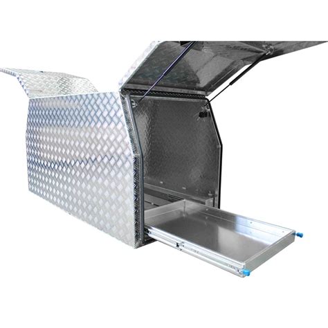 Aluminium Caravan Toolbox With Fridge Slide | OZY Toolbox Australia