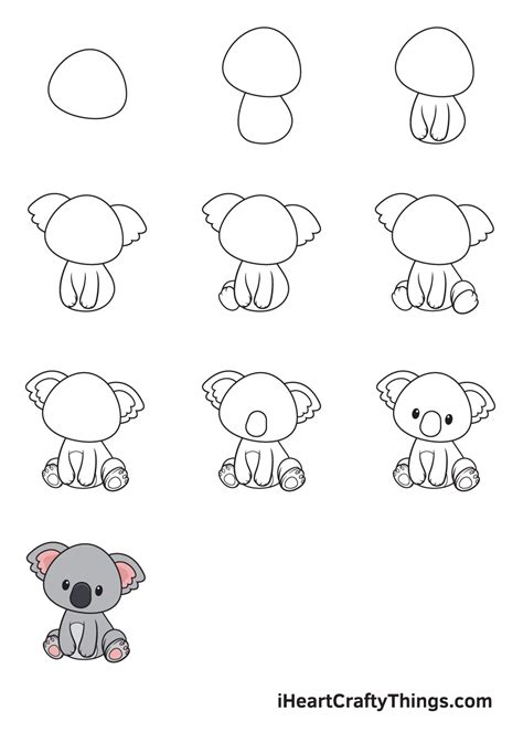 Animals Step By Step Drawing Instructions : Learn To Draw Animals